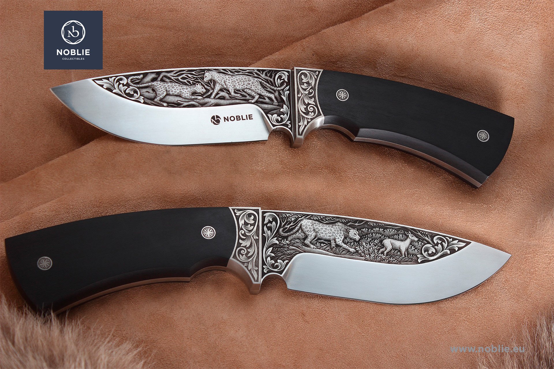 New engraved custom knives by NOBLIE