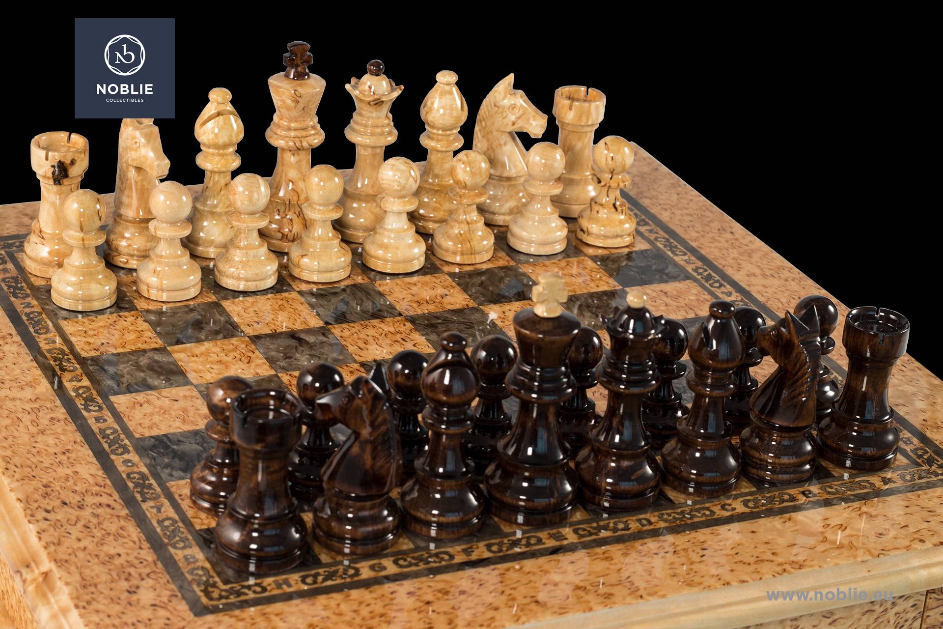 Özel ahşap satranç takımı "Konsept" - (Noblie) Çevrimiçi bıçak mağazası -  Noblie Collectibles