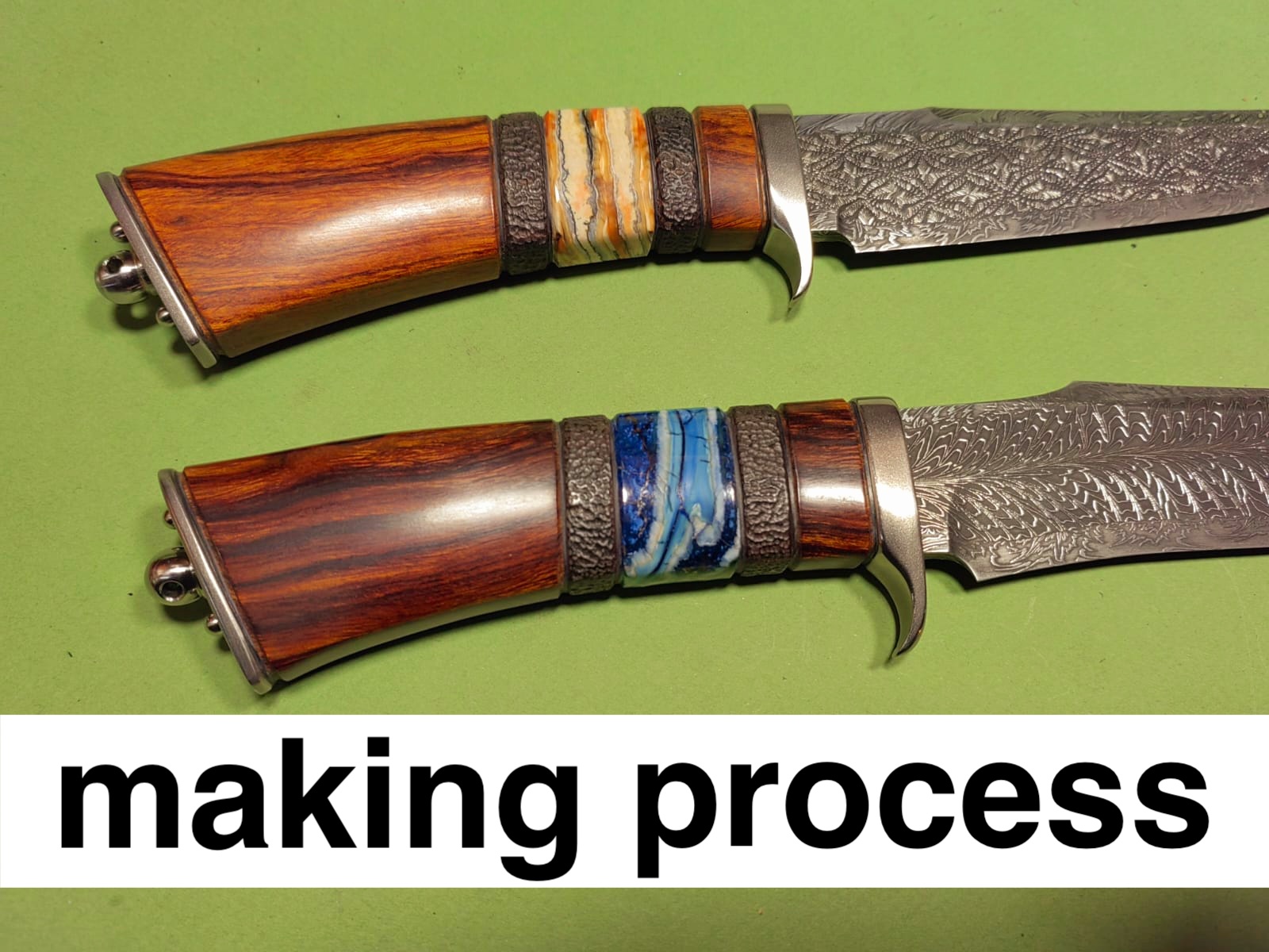 Making knife handle